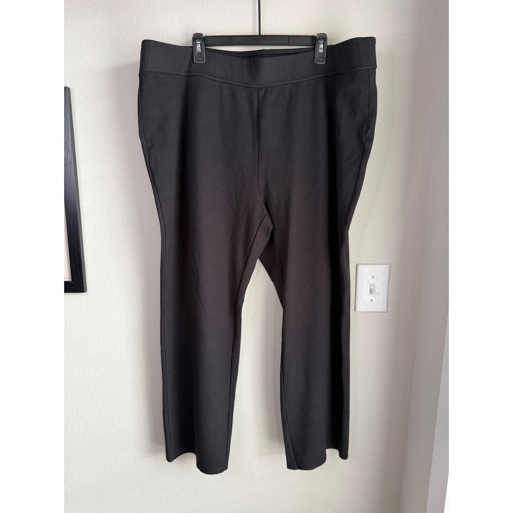 Soft Surroundings Easygoing Leggings Womens 3X Black Pull On‎ Pants Stretch